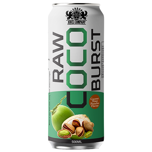 Raw Coco Burst Coconut Water with Pulp 500ml Can